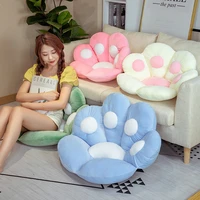 kawaii plush pillow cat paw cushion soft stuffed toys children sofa floor chair cushions home decor christmas gift to girlfriend