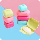 1 шт., портативный контейнер для мыла и мыла с крышкой