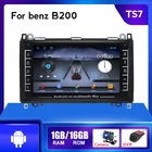 Автомобильный мультимедийный плеер IPS 4 ядра GPS авто радио для Mercedes Benz B200 A B класс W169 W245 Viano Vito W639 Sprinter W906 Android