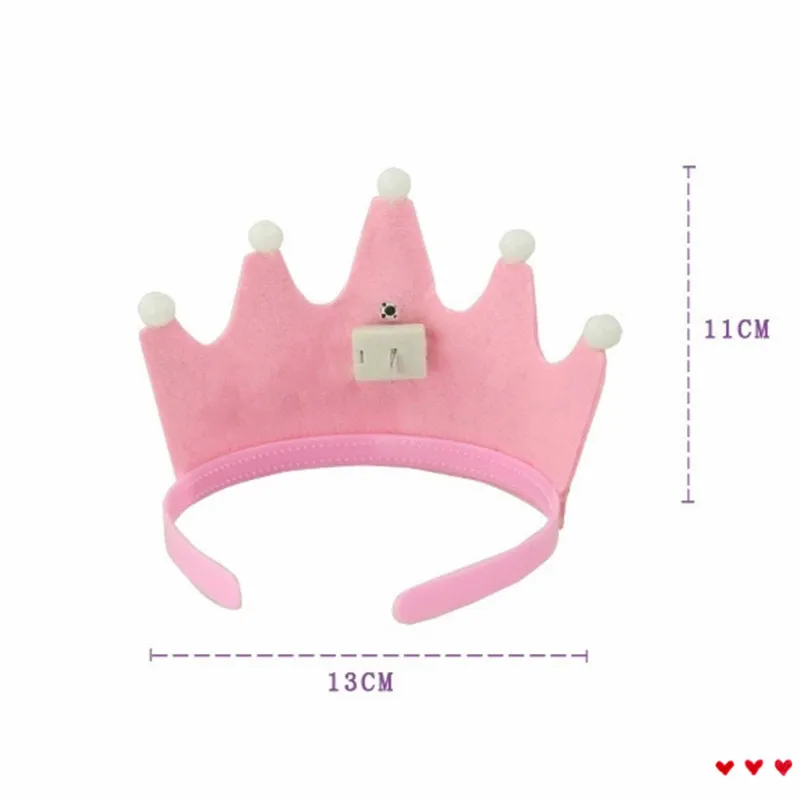 Красочные светодиодные шапки для вечеринки в честь Дня Рождения детские