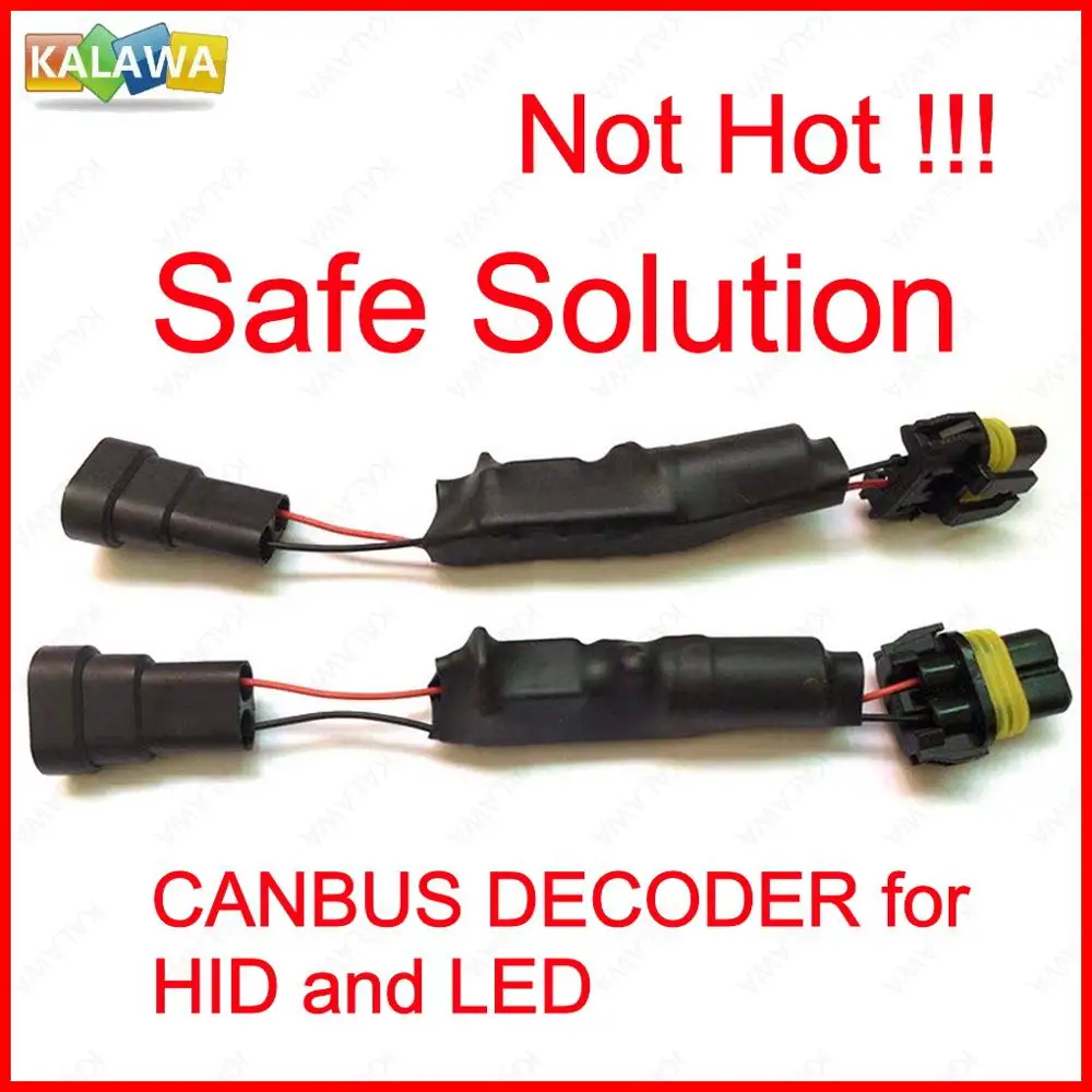 HID светодиодный фар преобразователь can-шины Предупреждение подавитель адаптер