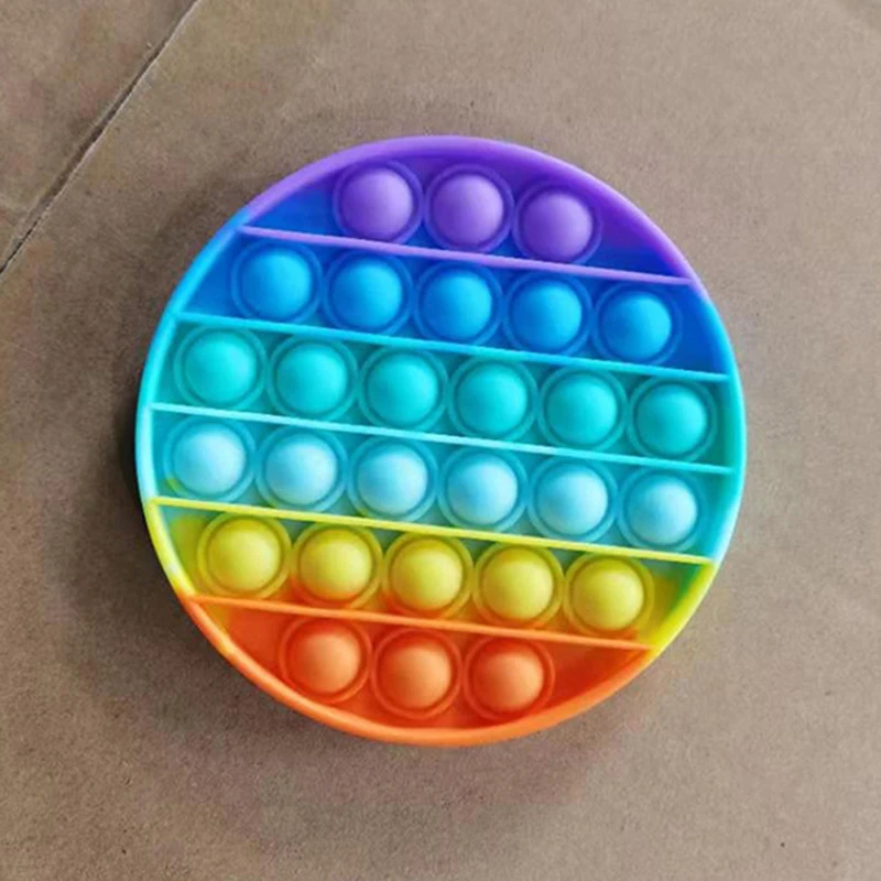 

Push its Silicone Sensory Fidget Toy Pop Bubble Stress Relief Ship It Fast