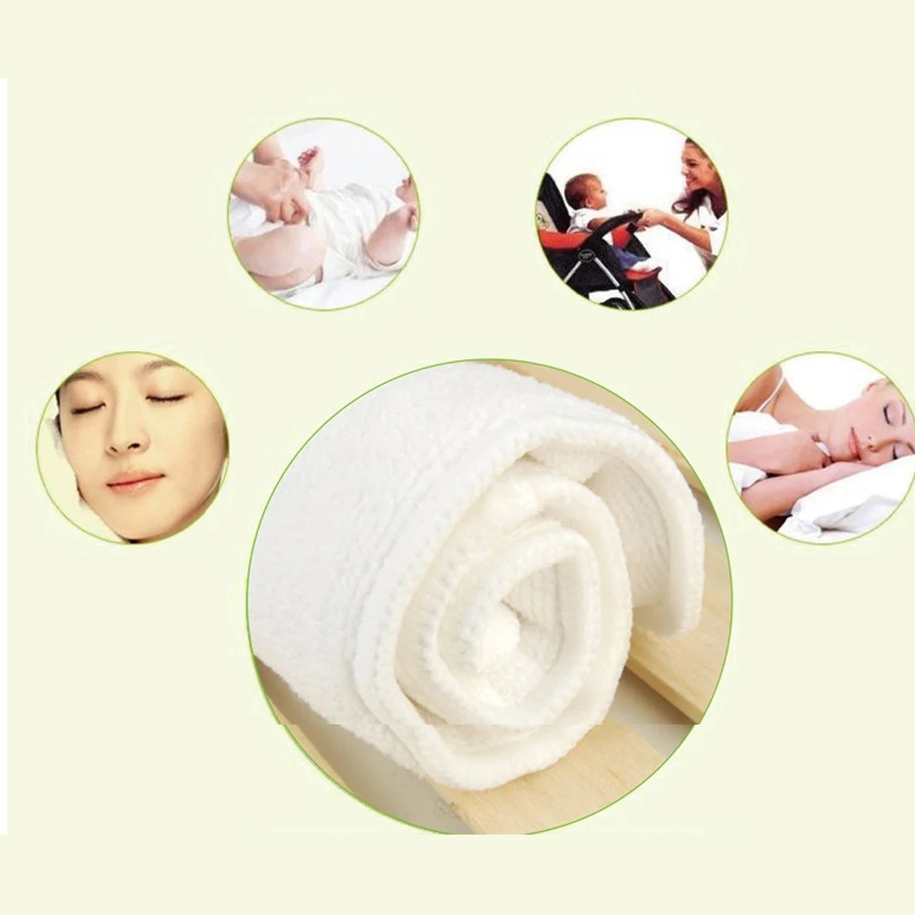 

2020 5 Pcs Washable Reuseable Baby Cloth Diapers Inserts Microfiber 3 Layers Infant Nappy