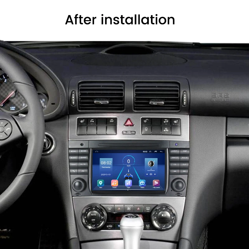 Заводская цена! Android 10 для Mercedes Benz W203 W209 W463 Sprinter B200 Viano W169 W245 4 Гб + 64 DSP с Carplay Auto |