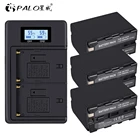 7,2 В 7200 мАч NP-F960 NP-F970 видеокамера батареи + NP-F980 ЖК-смарт-зарядное устройство для Sony NP-F550 F770 F750 F960 F970 F980 QM91D