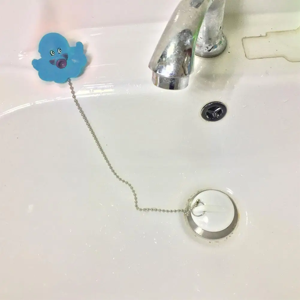 

Мультяшная резиновая заглушка для воды, заглушка для раковины в ванну, водонепроницаемый цвет (оранжевый/белый/B раковина T0S0