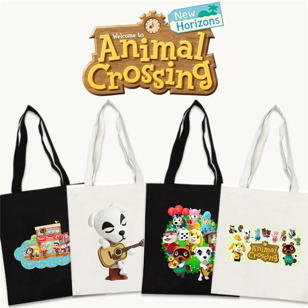 

Мультяшная Холщовая Сумка через плечо, вместительные сумки для покупок, женская сумка, тканевая сумка через плечо