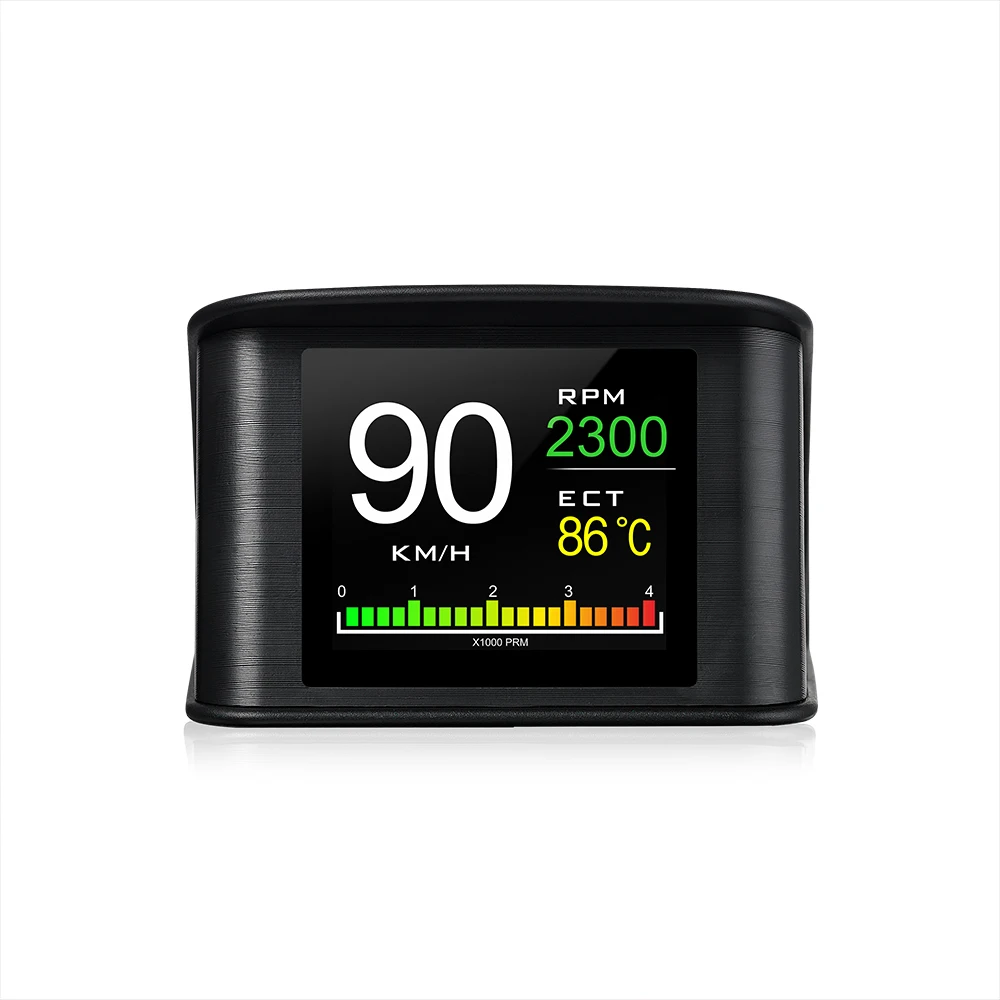 Автомобильный индикатор температуры WiiYii OBD2 HUD P10 цифровой измеритель скорости