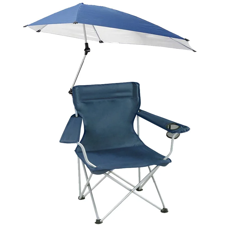 구매 야외 레저 접힌 양산 의자 휴대용 낚시 비치 의자 캠핑 의자 캐스트 의자 등받이 의자 우산 플럭스 의자
