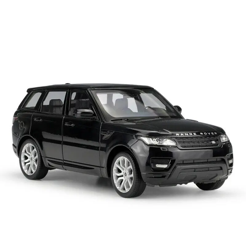 Черный Welly 1:24 Range Rover Sport литье под давлением модель спортивный гоночный автомобиль в коробке - Цвет: Черный
