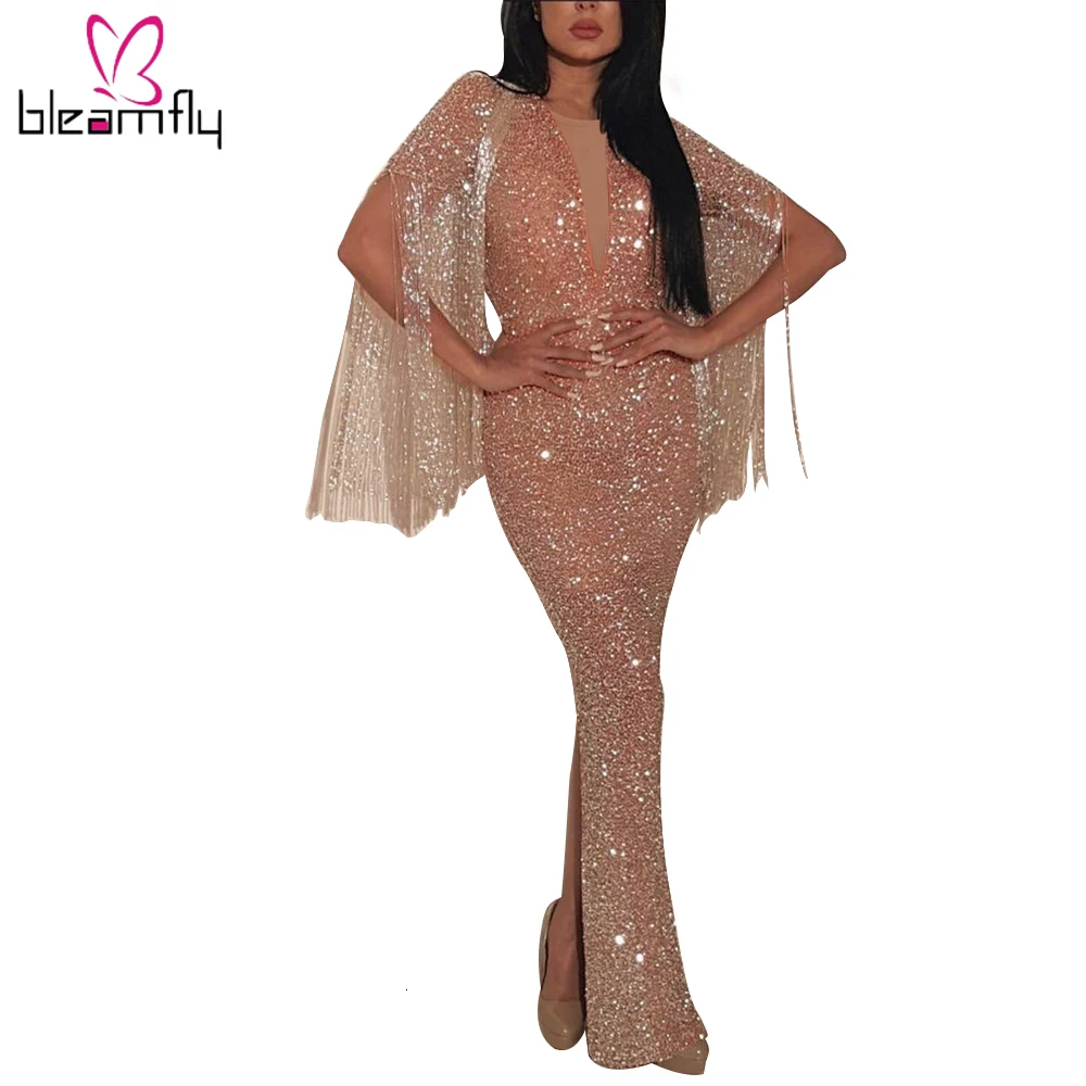 2019 женское осеннее элегантное платье с кисточками круглым вырезом и открытой