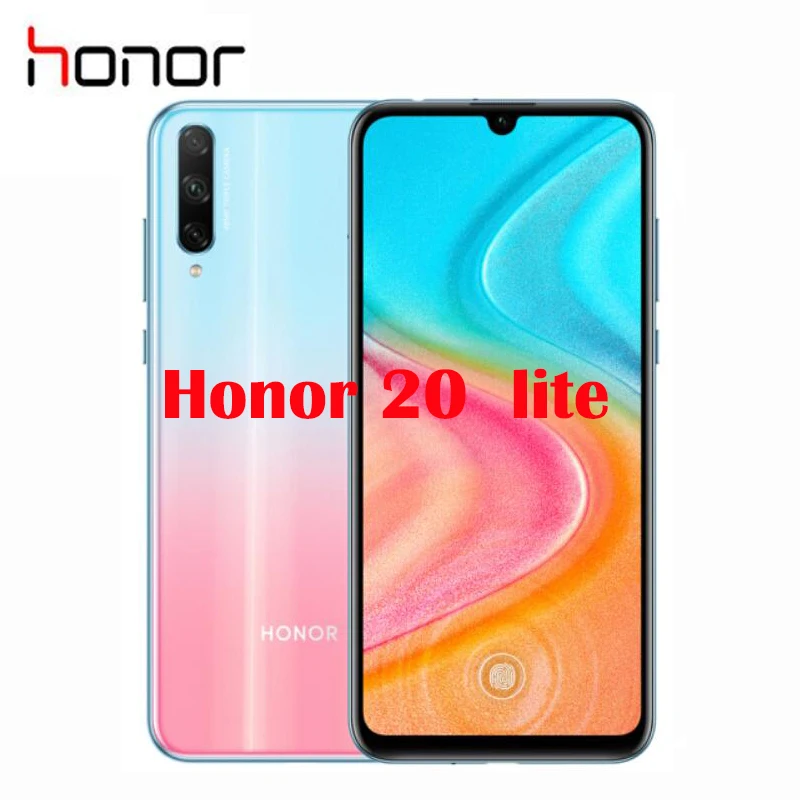 Новый оригинальный официальный Honor 20 Lite мобильный телефон 6 3 дюймов Kirin 710F Octa Core