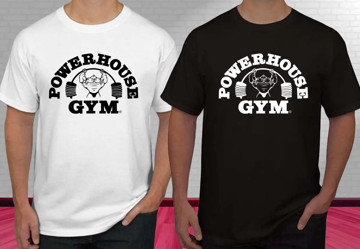 Новая мужская футболка с логотипом Powerhouse Gym | Мужская одежда