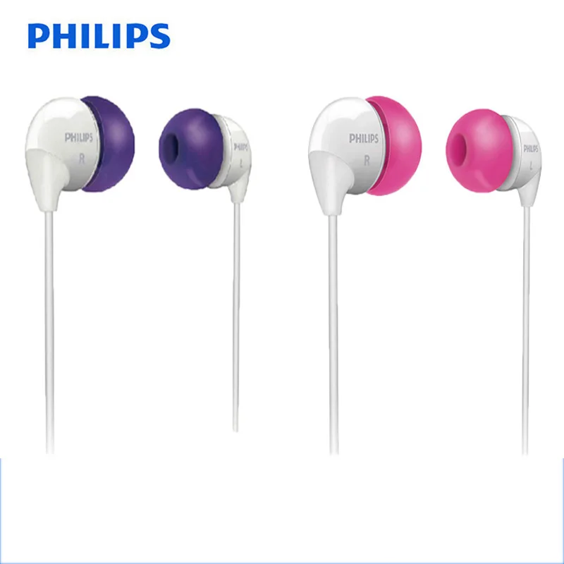 

Original Philips SHE3501 Wired In-ear headsets with Super Bass Cable Earphone for Xiaomi LG Support official Certification