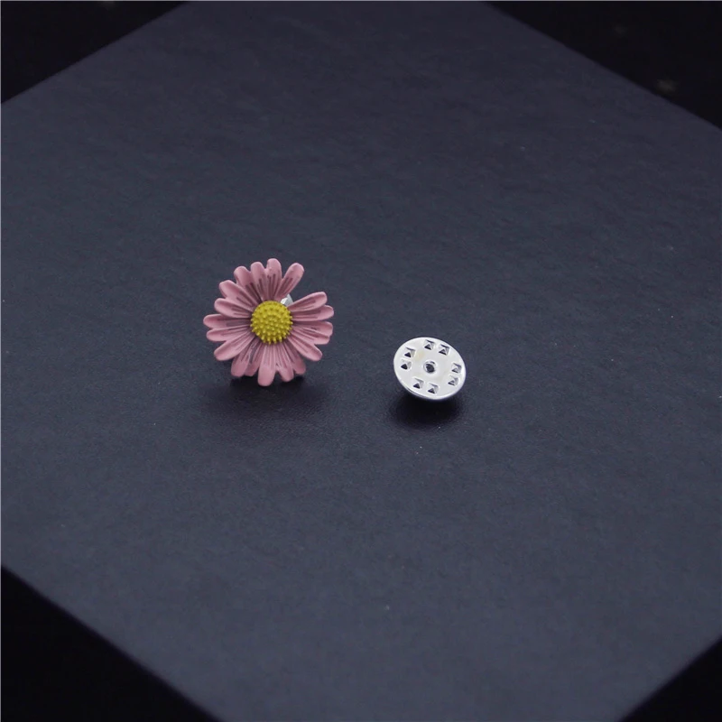 Модные броши в форме цветка для женщин брошь виде маргаритки украшение одежды