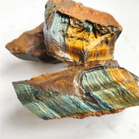 natural tigers eye stone gravel specimen repair rock mineral healing stone yellow blue tiger eye for making jewelry stone