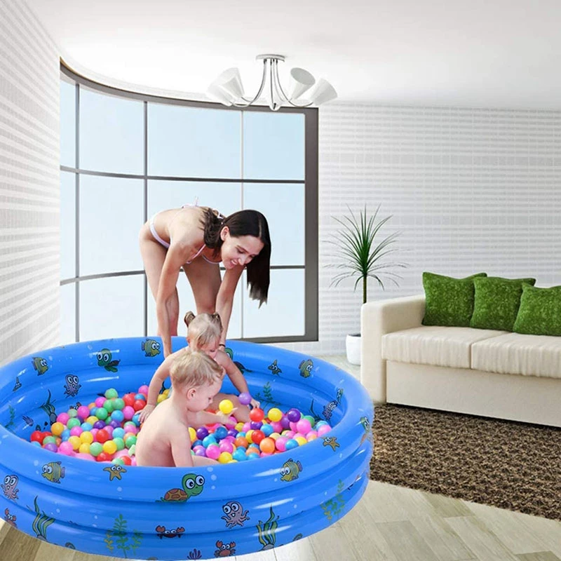 

Garden Round Inflatable Baby Pool, Portable Inflatable Children's / Children's Small Pump Pool, Suitable for Children