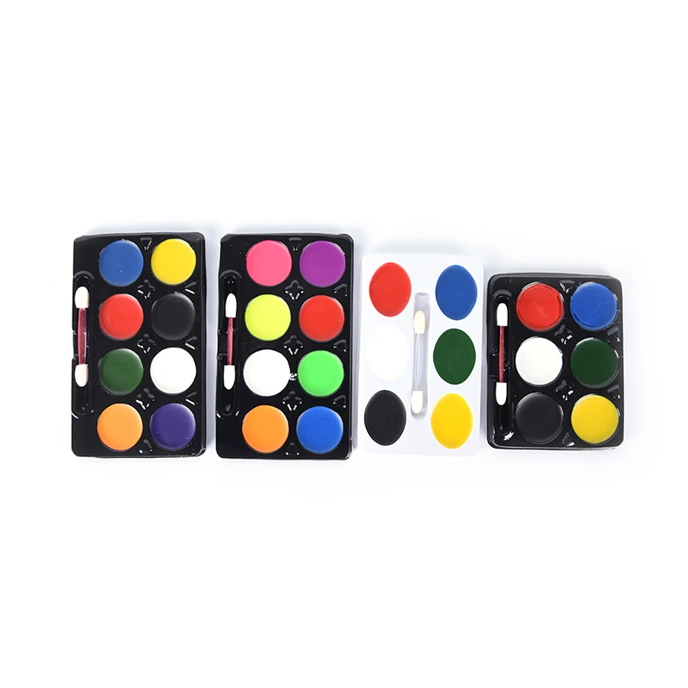 5/6/8 цветов нетоксичные масляные краски для макияжа и лица набор рисования с