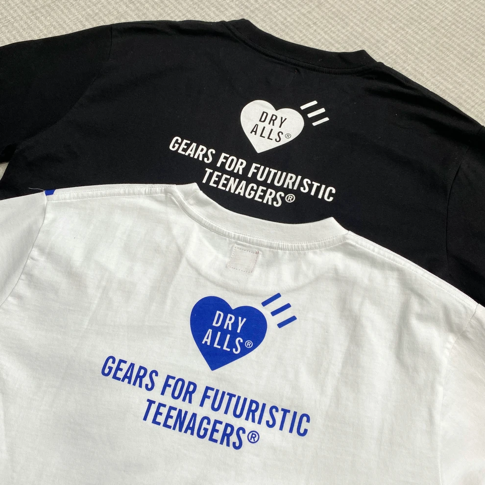 

Human Made Yellow Long sleeve t shirt Men Women Harajuku tshirt T-shirt Streetwear Gym Clothing Punk Tees Top tshirts Clothes