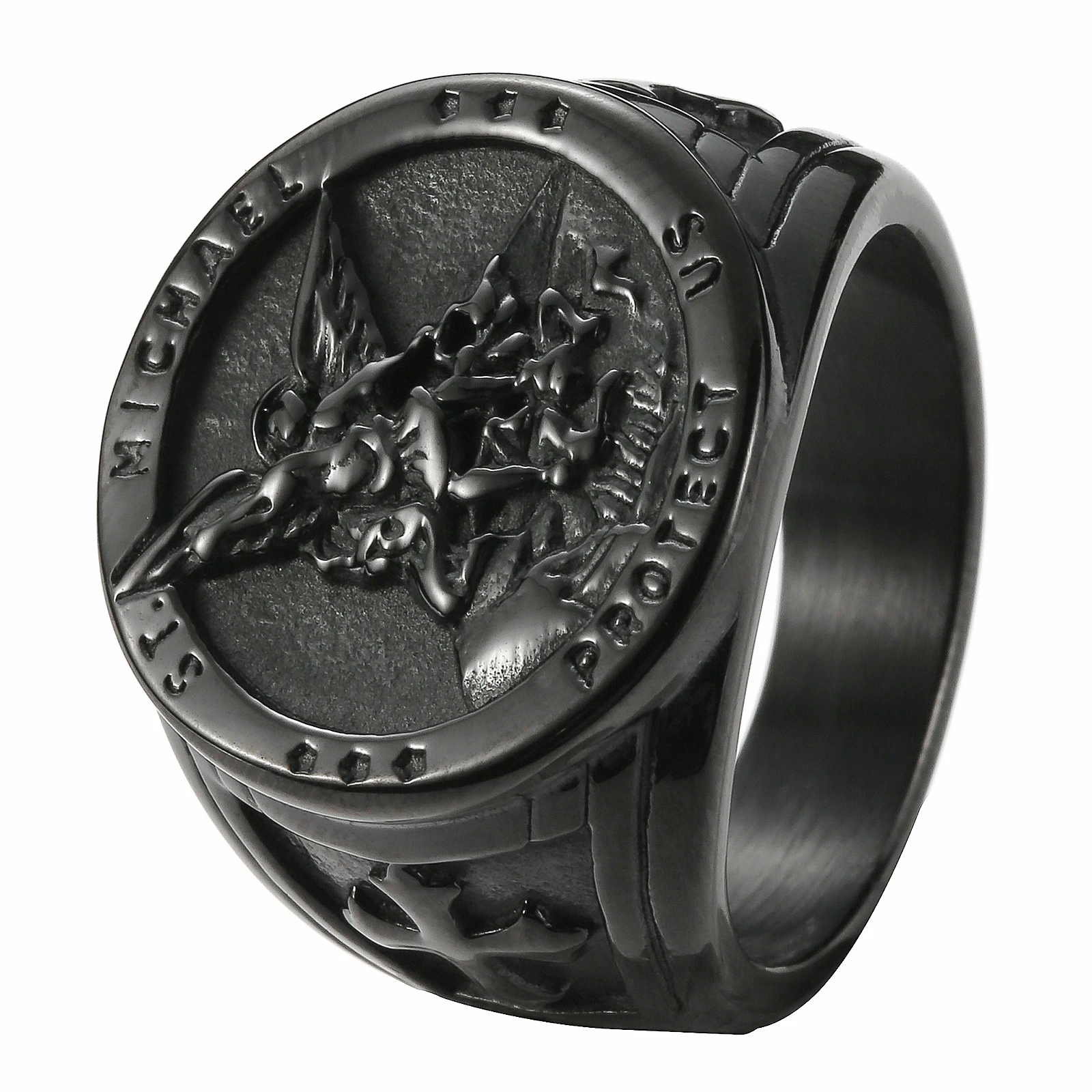 Мужское кольцо из нержавеющей стали 316L Размер 7-14