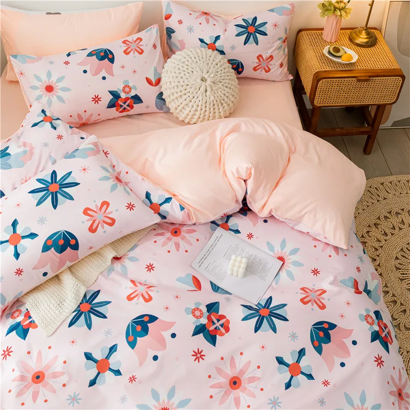 

Home lovely breeze bed sheet, bed sheet, bed cover, pillowcase, four sets