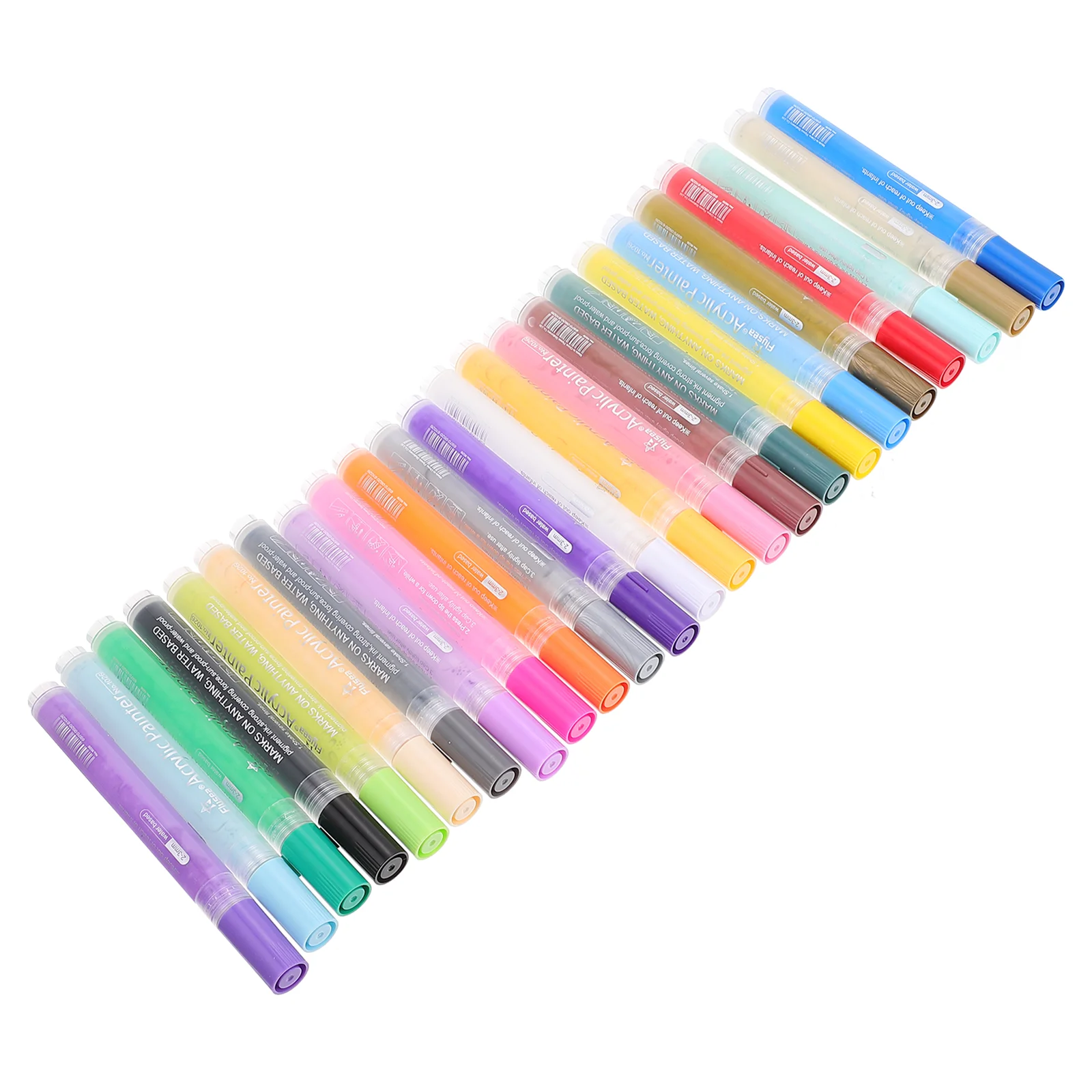 

24Pcs Colored Drawing Pens Paint Marker Art Supplies Colored Marking Pens (Assorted Color)