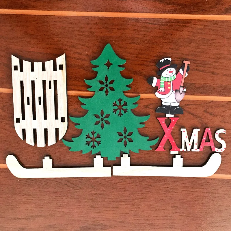 2019 деревянный олень Рождественское украшение для дома рождественские украшения