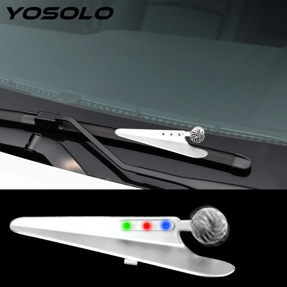YOSOLO 2 шт Прочный стеклоочиститель автомобиля стеклоочистителя декоративные огни декоративная лампа держатель салфетки стеклоочиститель Pressurizer автомобильные аксессуары