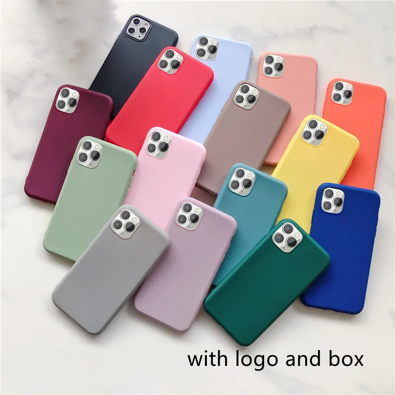 

Soft Silicone Candy Pudding Cover For iPhone 8 7 6 6S Plus 11 12 13 Pro mini Xr Xs Max Case Flexible Gel Phone Protector case