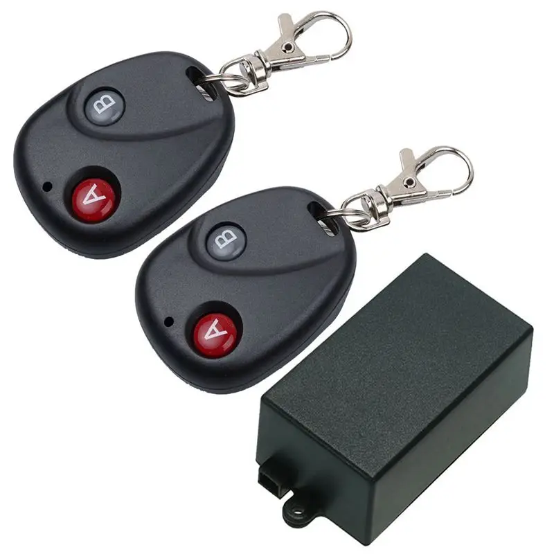 Беспроводной пульт дистанционного управления RF 433 МГц AC 220 В 2CH релейный модуль