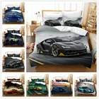 Спортивный автомобиль домашний текстиль Подушка Чехол 3D постельное белье пододеяльники одеяло комплекты постельного белья Постельное белье домашний декор постельное белье