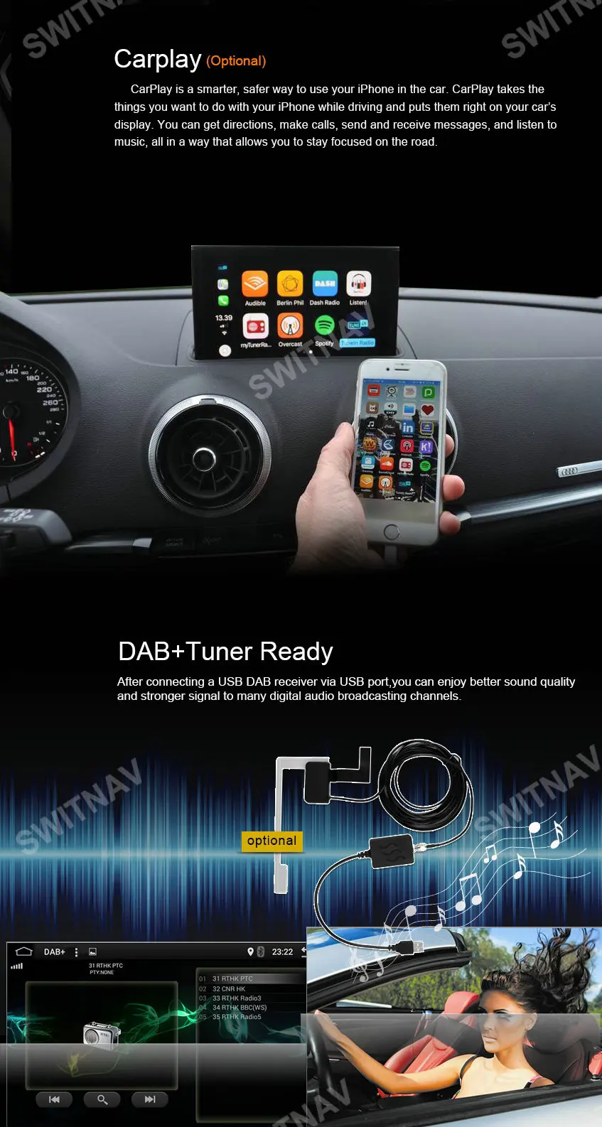 SWITNAV 4 Гб+ 32 ГБ Android 9,0 автомобильный dvd-плеер для AUDI A4L A5 A4 S4 RS4 2009- Автомобильный мультимедийный автомобильный аудио gps