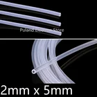 2x5, силиконовые трубки, внутренний диаметр 2 мм, внешний диаметр 5 мм, пищевые классы, гибкие трубки для напитков, устойчивые к температуре, нетоксичные, прозрачные