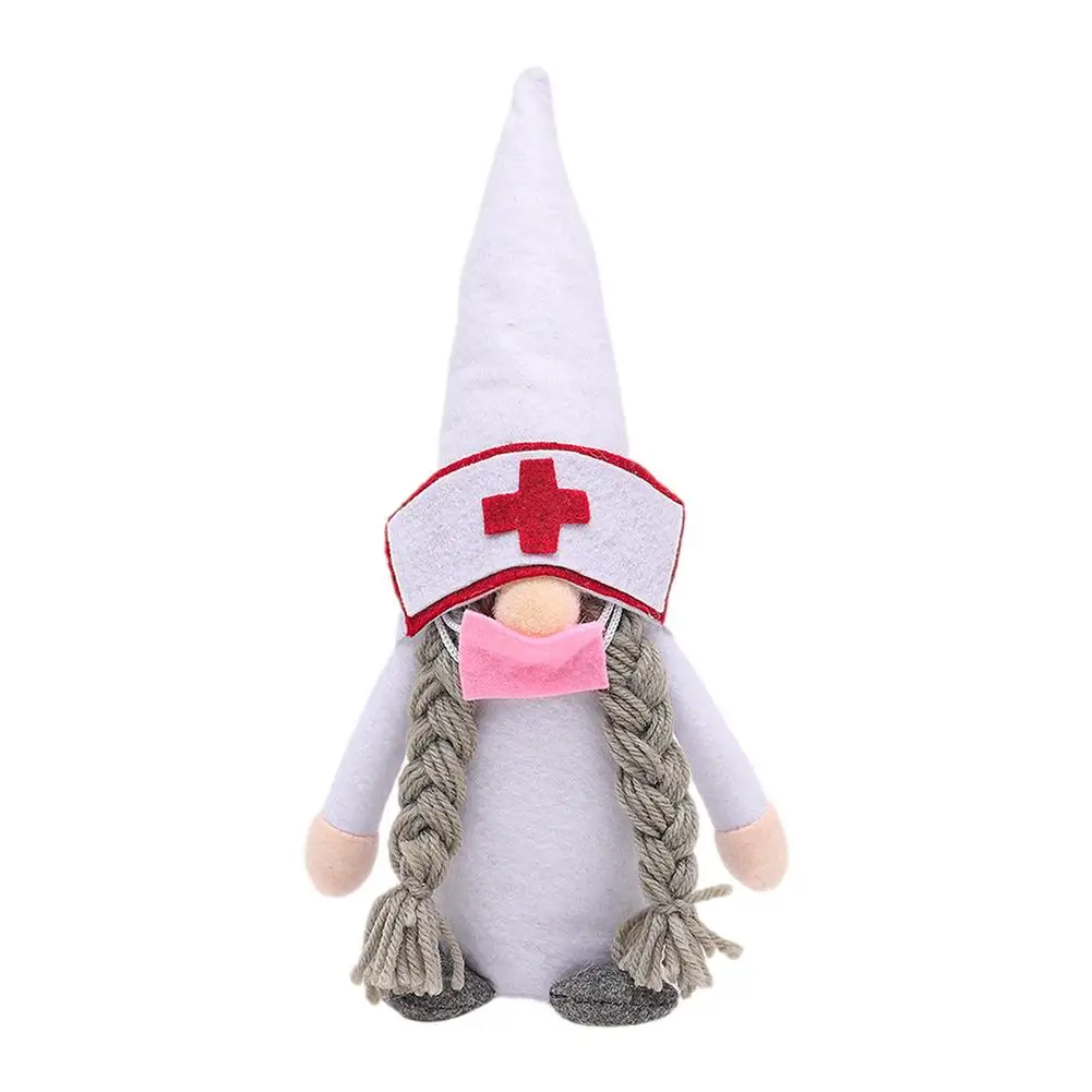 Christmas Gnomes Ornaments Handmade Gnomes Plush Dolls With Long Fiber Beard Christmas Party Decorations Thanksgiving Christm