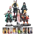 Фигурка из аниме рассекающий демонов, экшн-фигурка камадо танджиро незуко, ПВХ Модель, игрушки, фигурка Kanroji Mitsuri Kimetsu No Yaiba