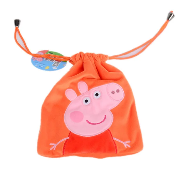 Pepa1 Peppa Pig Джордж Page плюшевый игрушечный кошелек милый мальчик девочка мультфильм Действие Модель персонажа кошелек лучший подарок на день рождения для детей - Цвет: Pepa1