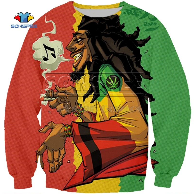 Мужская и Женская толстовка SONSPEE с 3D принтом в стиле Харадзюку хип хоп певица Боба