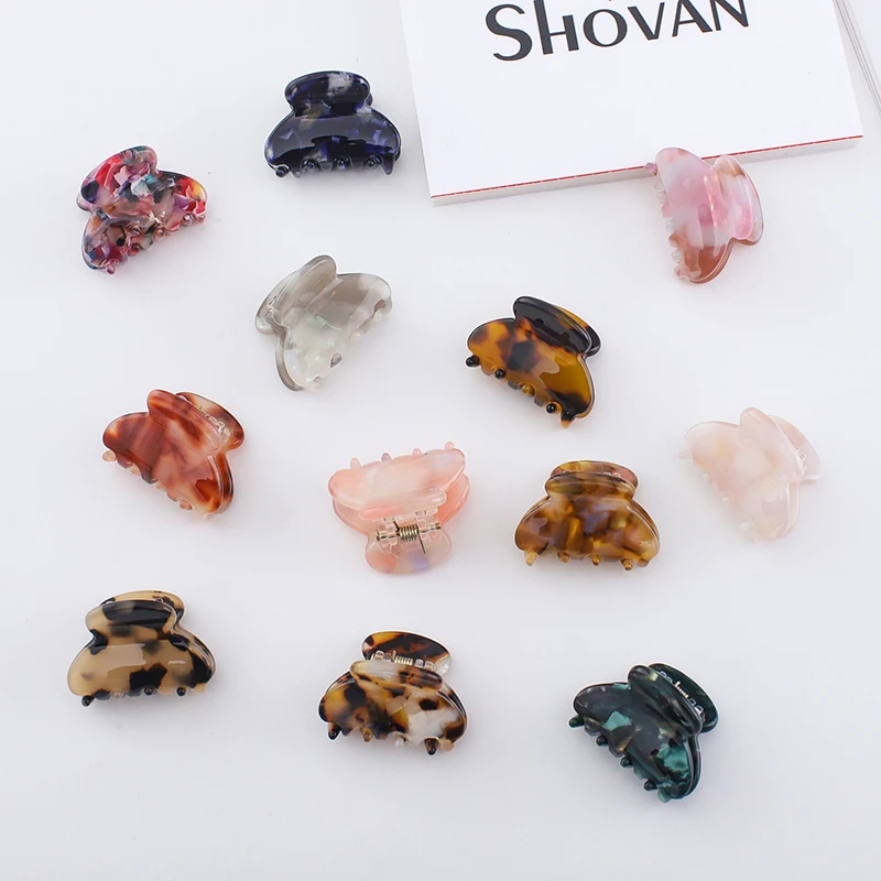 

Acetate Leopard Hair Clip for Women Girls Hair Claw Chic Barrettes Crab Hairpins Styling Claw Clips Fashion Hair Accessories