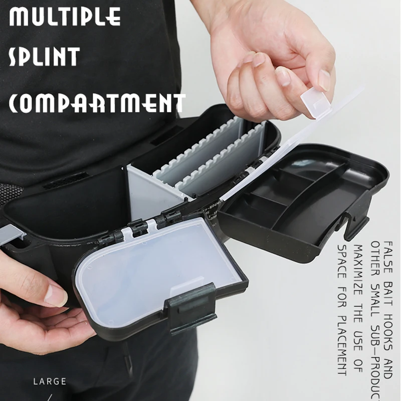 Поясная коробка для рыболовных приманок многофункциональная портативная