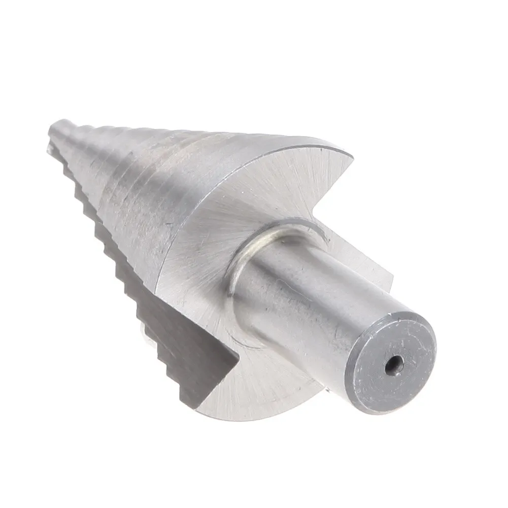 

13 Step Cone Drill Bits Hole Cutter Bit Set 5-35 mm Fluted Edges HSS Step Drill Bit Reamer Triangle Shank Wood Metal Drilling