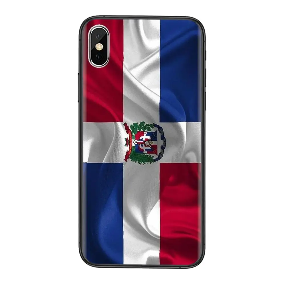 Дешевые мягкие чехлы для телефонов из ТПУ с флагом Доминиканской Республики
