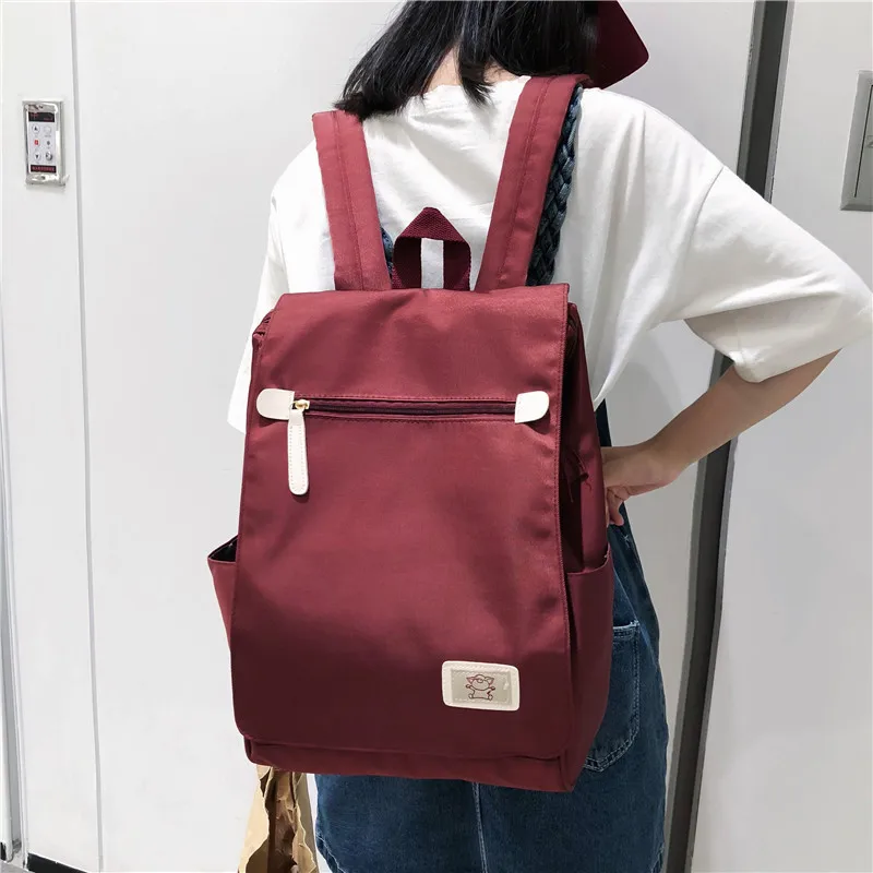 Простой вместительный дорожный рюкзак для женщин женский с несколькими