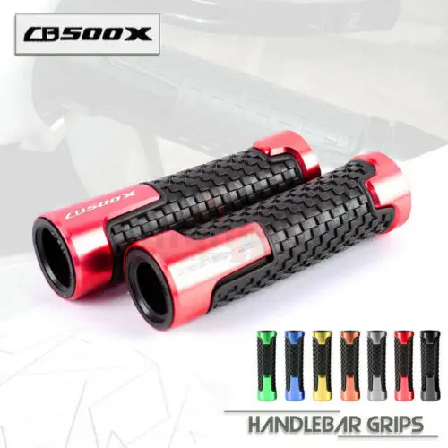 

for Honda CB500X CB500 2013-2019 7/8'' 22MM Motorcycle Handlebar CNC PVC Handle bar Rubber Gel Motocross hand Grips
