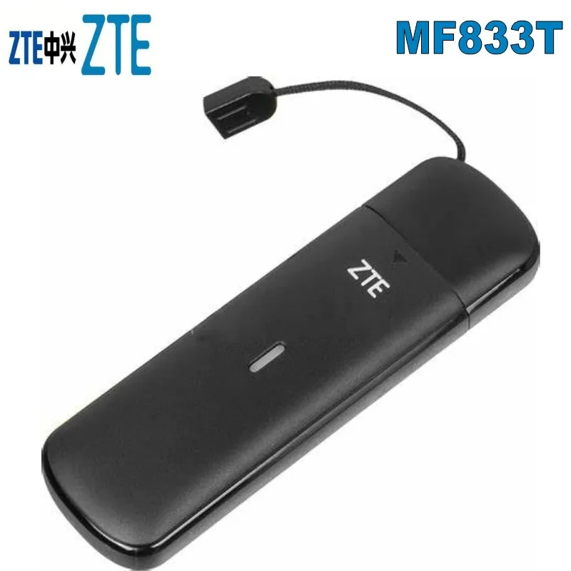 Оригинальный разблокированный ключ ZTE MF833T 4G LTE FDD B1/B2/B4/B5/B28/B7MHz и TDD: B40(B38 или B41)|router