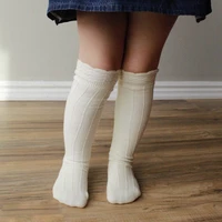baby knee high socks girls boys tube ruffled stockings unisex long adorable sock for infants toddlers winter leg warmer