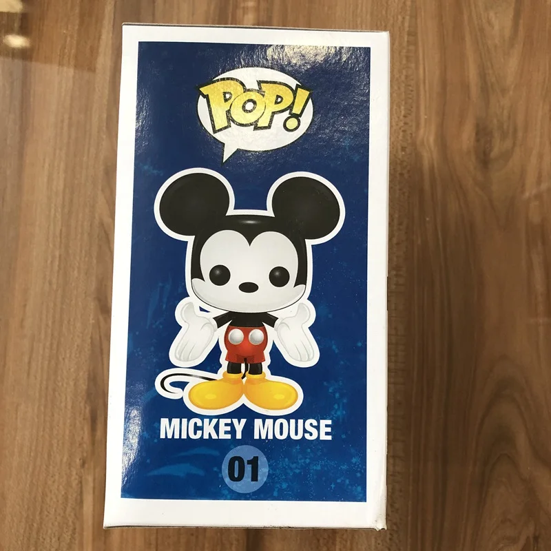 Официальный Funko поп Микки Маус#01 качающаяся голова Виниловая фигурка Коллекционная модель игрушки с оригинальной коробкой