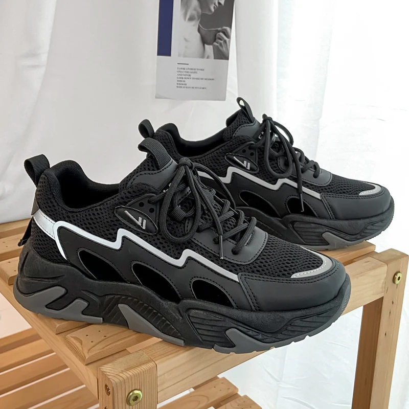 

Весна-лето 2021 Мужская спортивная обувь с низким верхом Мужская Повседневная дышащая обувь для бега Zapato Tenis De Seguridad Mujer