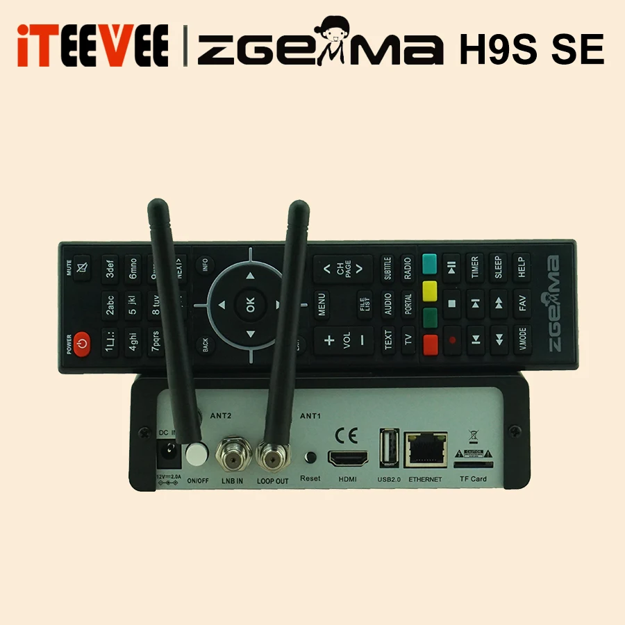 5 шт. ZGEMMA Star H9S SE 4K UHD H.265/HEVC цифровой спутниковый ТВ Deocder DVB S2/S2X многопотоковый