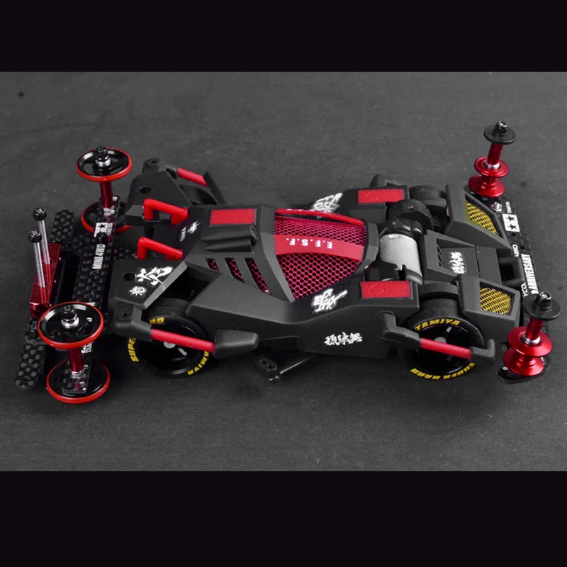 1 шт. RC 4WD модель автомобиля черный паук/Темный большой Mac ручной краски ed полая весь набор в разобранном виде Tamiya мини запчасти