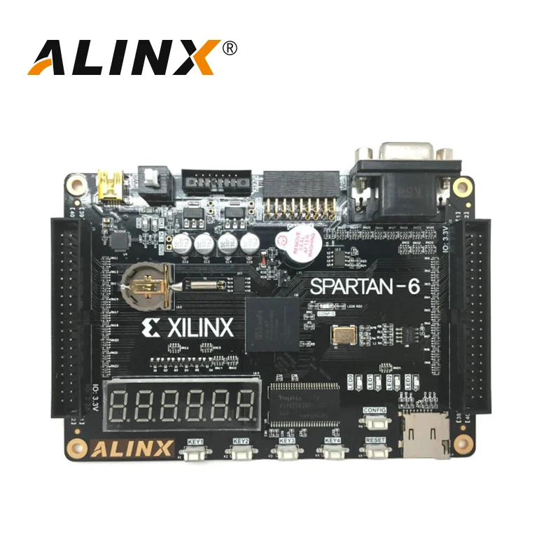ALINX AX309: XILINX Spartan-6 XC6SLX9 FPGA макетная плата LX9 начальный уровень учебная карта |